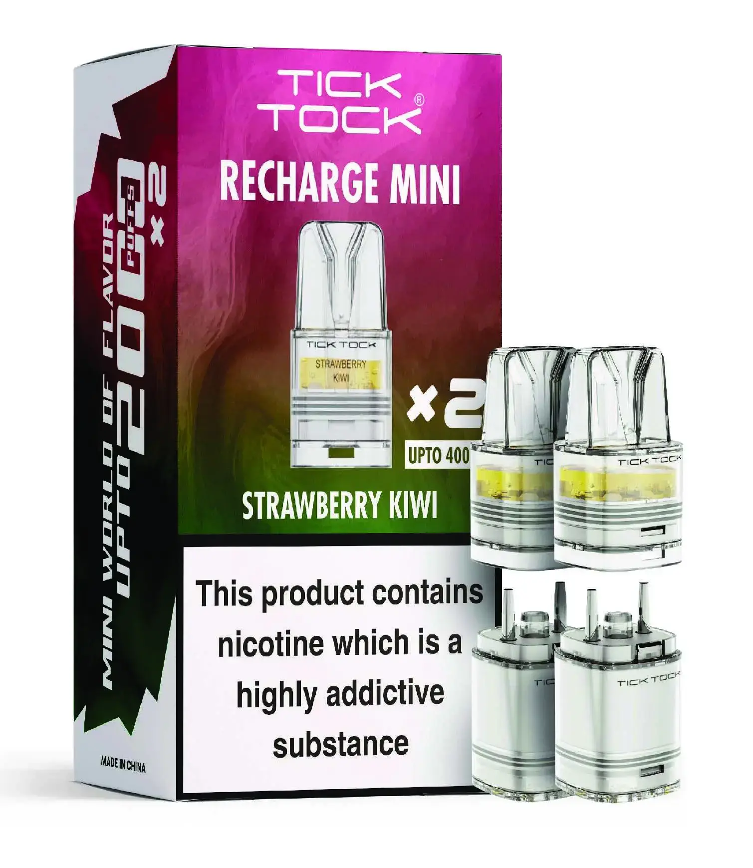 Strawberry Kiwi Tick Tock Magic 8000 Prefilled Pods